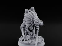 Blade Wielding Lizardfolk Raptor Warrior B turntable