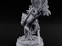 Blade Wielding Lizardfolk Raptor Warrior D turntable