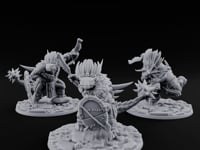 Shield And Flail Wielding Lizardfolk Warriors turntable
