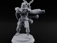 Falcon Perching Human Gunslinger turntable