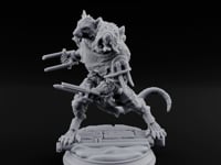 Scurrying Blade Wielding Ratfolk Warrior A turntable