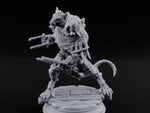 Scurrying Blade Wielding Ratfolk Warrior A turntable