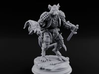 Scurrying Blade Wielding Ratfolk Warrior C turntable