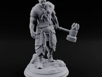 Mace Dragging Human Warrior turntable