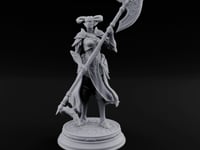 Halberd Twirling Tiefling Warrior turntable