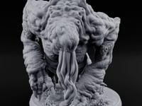 Tentacles Writhing Moon Beast Horror A turntable