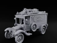 Roof-Laden Sign-Emblazoned Mystery Wagon turntable