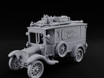 Roof-Laden Sign-Emblazoned Mystery Wagon turntable