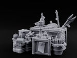 Potion-Stuffed Spear-Jutting Adventurer's Supply Crate Clutter Scene turntable