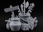 Sign-Posted Weapon-Stuffed Adventurer's Market Clutter Scene turntable