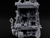 Lute-Hung Potion-Crammed Adventurer's Curio Shelf turntable