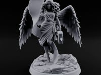 Scroll And Hammer Bearing Angel Herald turntable