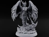 Spear Raised Scythe Trailing Angel Warrior turntable