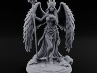 Crown And Staff Bearing Angel Queen turntable
