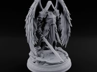 Sword Plunged Down Angel Warrior turntable