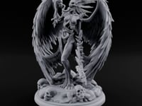 Skull Aloft Shrieking Demon Queen turntable
