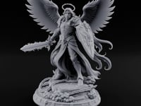 Sword And Shield Bearing Angel Warrior turntable