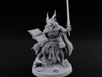Book And Sword Raised Dragonborn Spellblade turntable