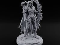 Arcane Bow Raised Hooded Elf Ranger turntable