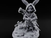 Hooded Bow Clutching Rabbitfolk Ranger turntable