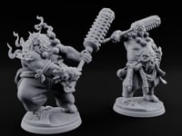 Spiked Club Swinging Oni Brutes turntable