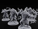 Snarling Bow Drawing Pig Orc Archers turntable