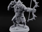 Snarling Bow Drawing Pig Orc Archer A turntable