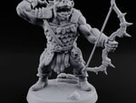 Snarling Bow Drawing Pig Orc Archer B turntable