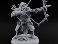 Snarling Bow Drawing Pig Orc Archer C turntable