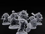 Shield Bearing Warband Pig Orc Warriors turntable