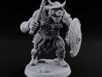 Shield Bearing Warband Pig Orc Warrior A turntable