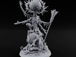 Spike Headed Staff Wielding Demon Witch turntable