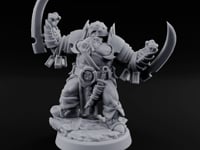 Dual Blade Charging Dwarf Berserker turntable