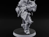 Heavy Weapon Toting Anointed Gunner C turntable