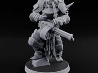 Heavy Weapon Toting Anointed Gunner F turntable