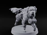 Armour Plated Snarling Trench Combat Dog D turntable