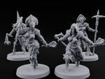 Spike Helmed Mace Swinging Anointed Warriors turntable