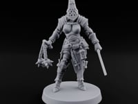 Spike Helmed Mace Swinging Anointed Warrior A turntable