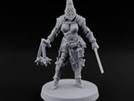 Spike Helmed Mace Swinging Anointed Warrior A turntable