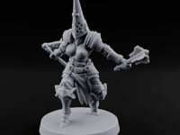 Spike Helmed Mace Swinging Anointed Warrior C turntable