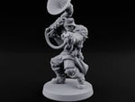 Tuba Blasting Crouching Skeleton Trooper Musician turntable
