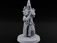 Cone Hatted Robed Human Pilgrim B turntable