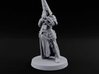 Cone Hatted Robed Human Pilgrim E turntable
