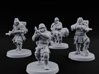 Flamer Rifle Advancing Shogunate Yeomen turntable