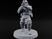 Flamer Rifle Advancing Shogunate Yeoman D turntable