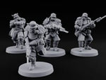 Bayonet Fixed Rifle Advancing Ashen Troopers turntable