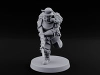 Bayonet Fixed Rifle Advancing Ashen Trooper B turntable