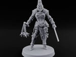 Spike Helmed Weapon Wielding Stigmatic Nun A turntable