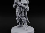 Cross Emblazoned Gun Bearing Ashen Trooper A turntable