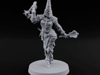 Spike Helmed Weapon Wielding Stigmatic Nun B turntable